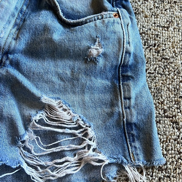 Top shop Jean shorts - Picture 3 of 5